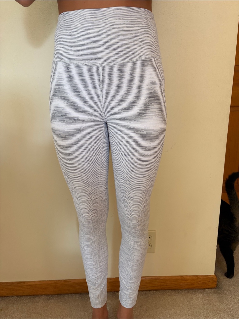 lululemon athletica High-Rise Align  space dye Heathered Light Gray Leggings